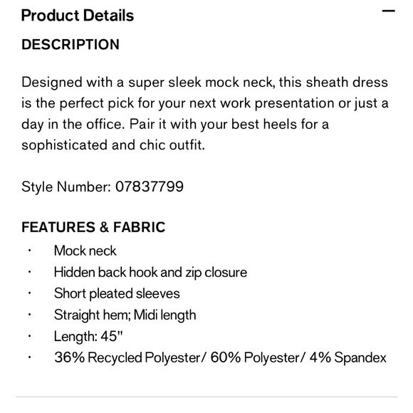 Express Draped Nock Neck Midi Sheath Dress - Picture 8 of 8